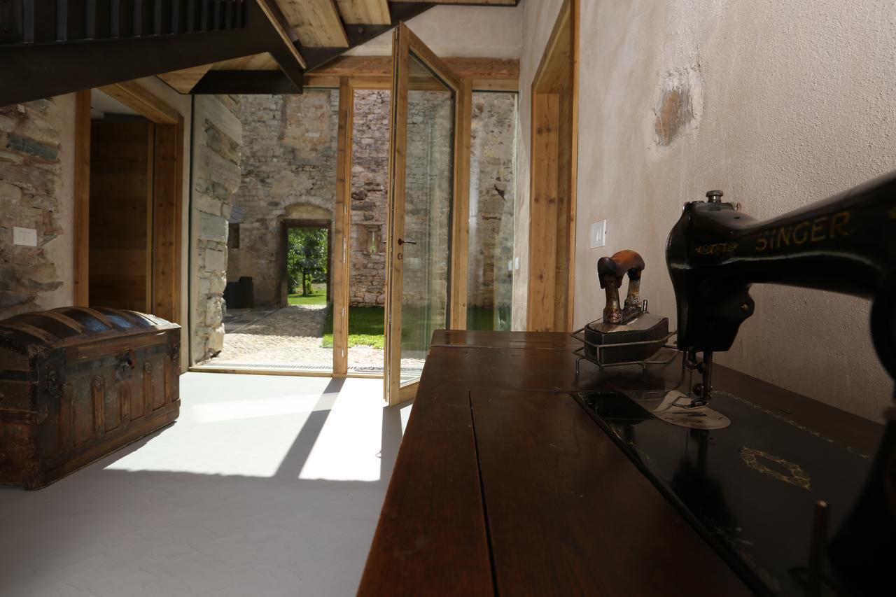 Agritur Ciastel Villa Sanzeno Bagian luar foto